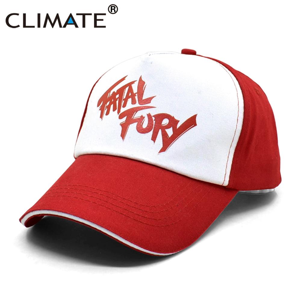 Fatal Fury – The Game Themed Red and White Hat (2 Designs) Caps & Hats