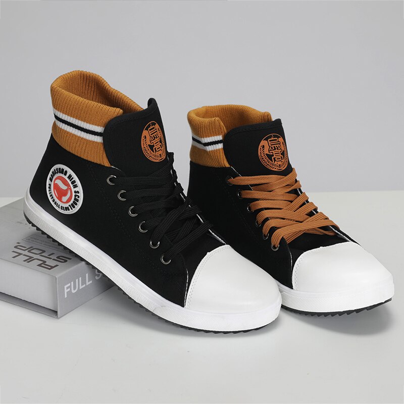Haikyuu!! – Karasuno Themed Black and Orange Shoes (Different Sizes) Shoes & Slippers