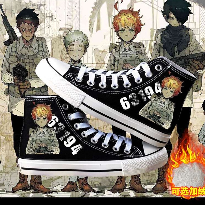 The Promised Neverland – Different Cool Characters Themed Shoes (10 Designs) Shoes & Slippers