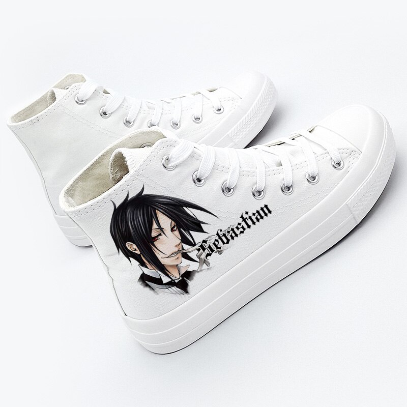 Black Butler – Sebastian and Ciel Themed Badass Shoes (4 Designs) Shoes & Slippers