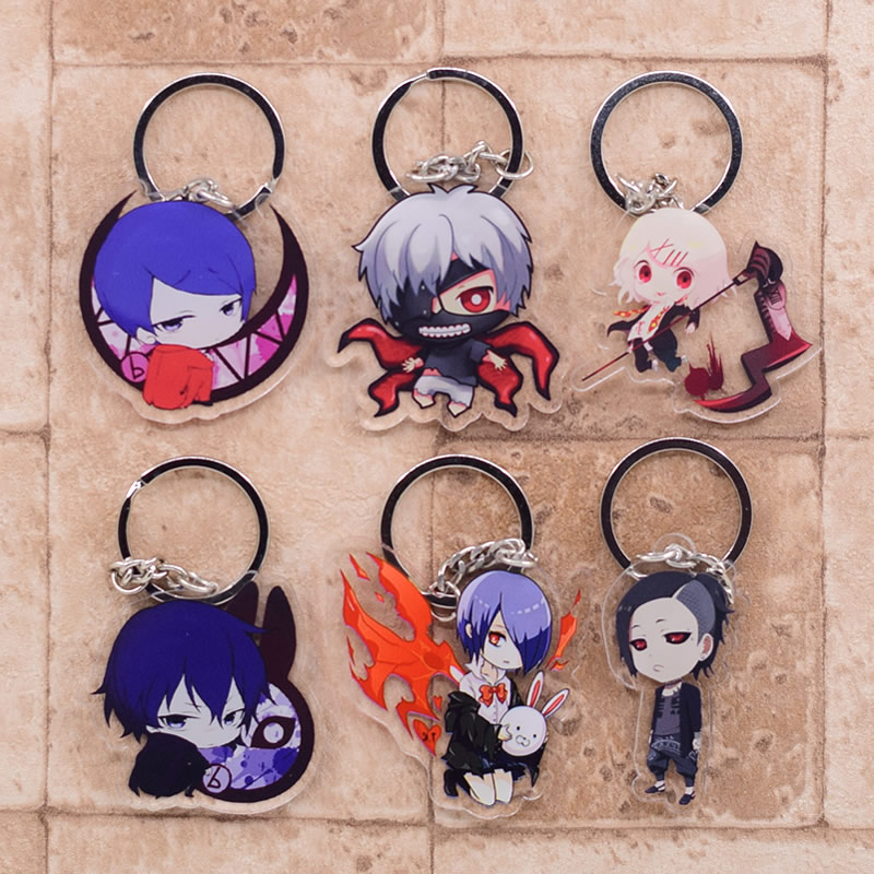 Tokyo Ghoul – Various Wholesome Characters Themed Cute Keychains (10+ Designs) Keychains