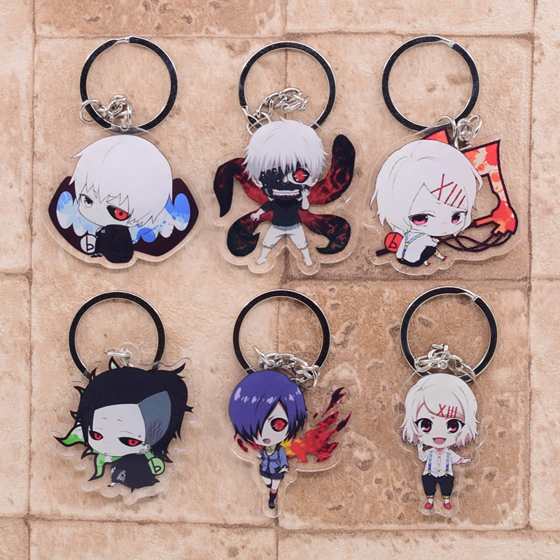 Tokyo Ghoul – Various Wholesome Characters Themed Cute Keychains (10+ Designs) Keychains