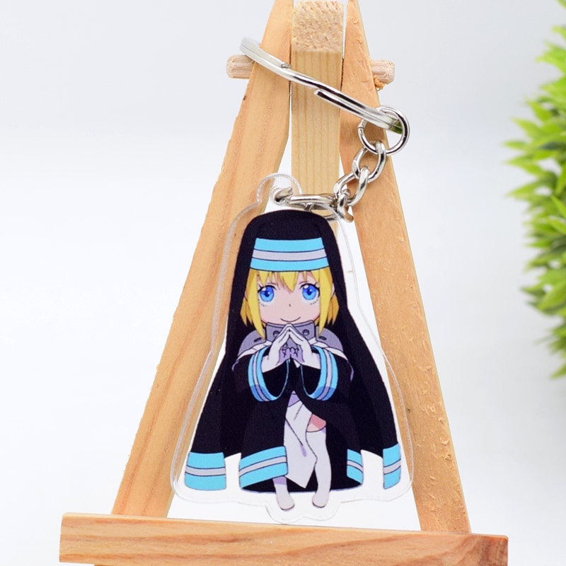 Fire Force – Various Characters Cute Little Acrylic Keychains (6 Designs) Keychains