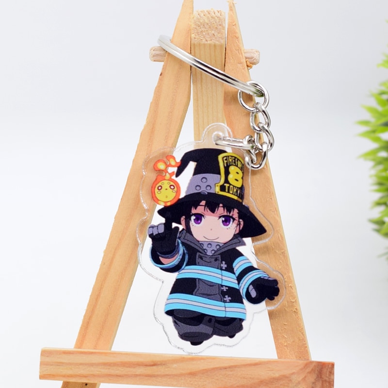 Fire Force – Various Characters Cute Little Acrylic Keychains (6 Designs) Keychains