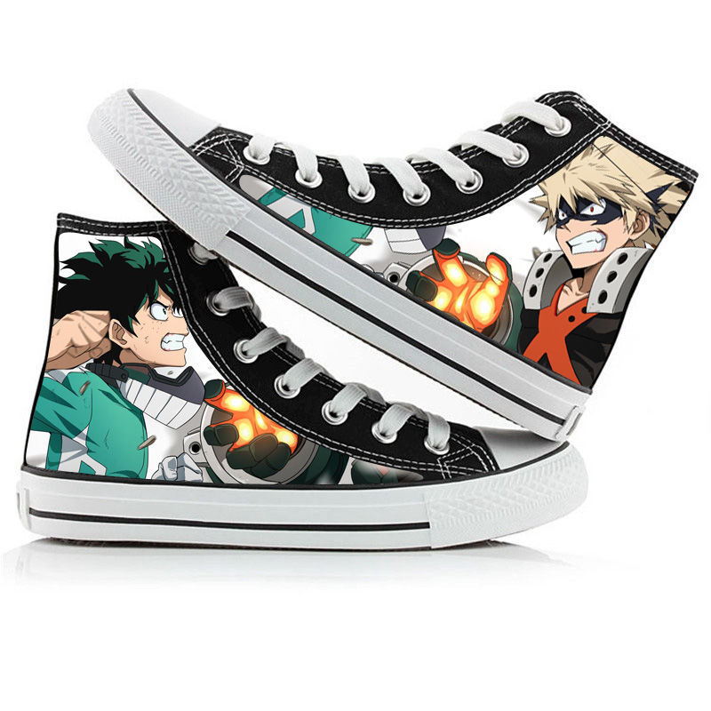 My Hero Academia – Different Characters with Their Quirks themed Sneaker Shoes (8 Designs) Shoes & Slippers