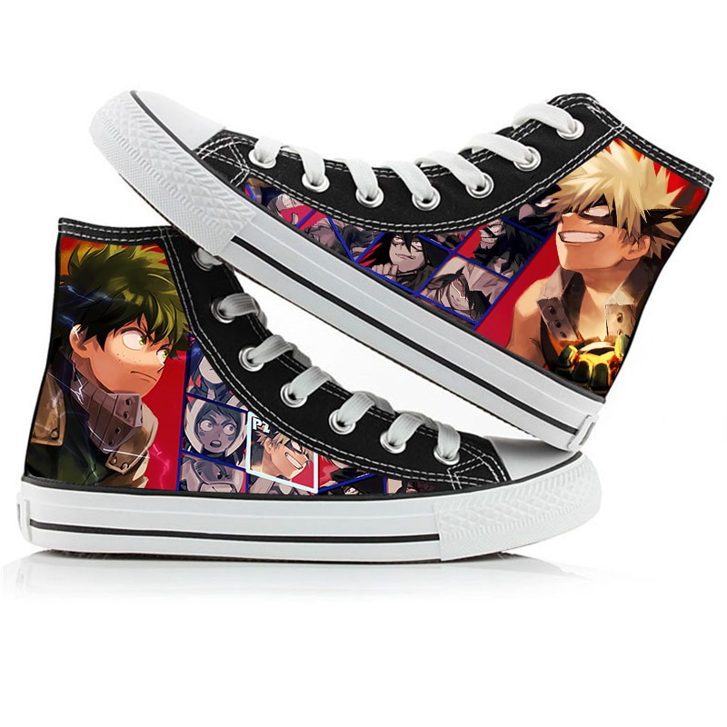 My Hero Academia – Different Characters with Their Quirks themed Sneaker Shoes (8 Designs) Shoes & Slippers