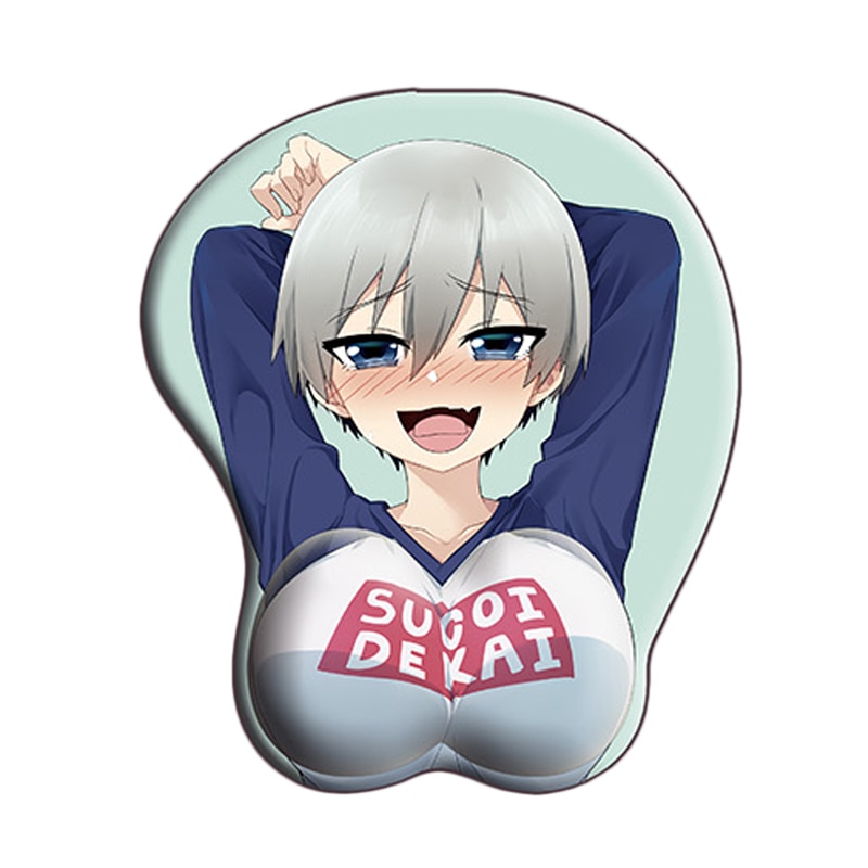 Uzaki-Chan wants to hang out! – Uzaki Themed Cute Silicon Mouse Pad (2 Designs) Keyboard & Mouse Pads