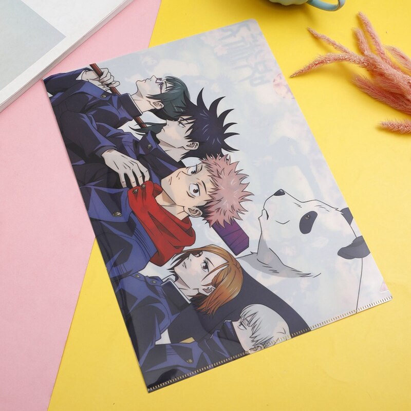 Jujutsu Kaisen – Different Cool Characters Themed File Holder or Organizer (4 Designs) Pens & Books