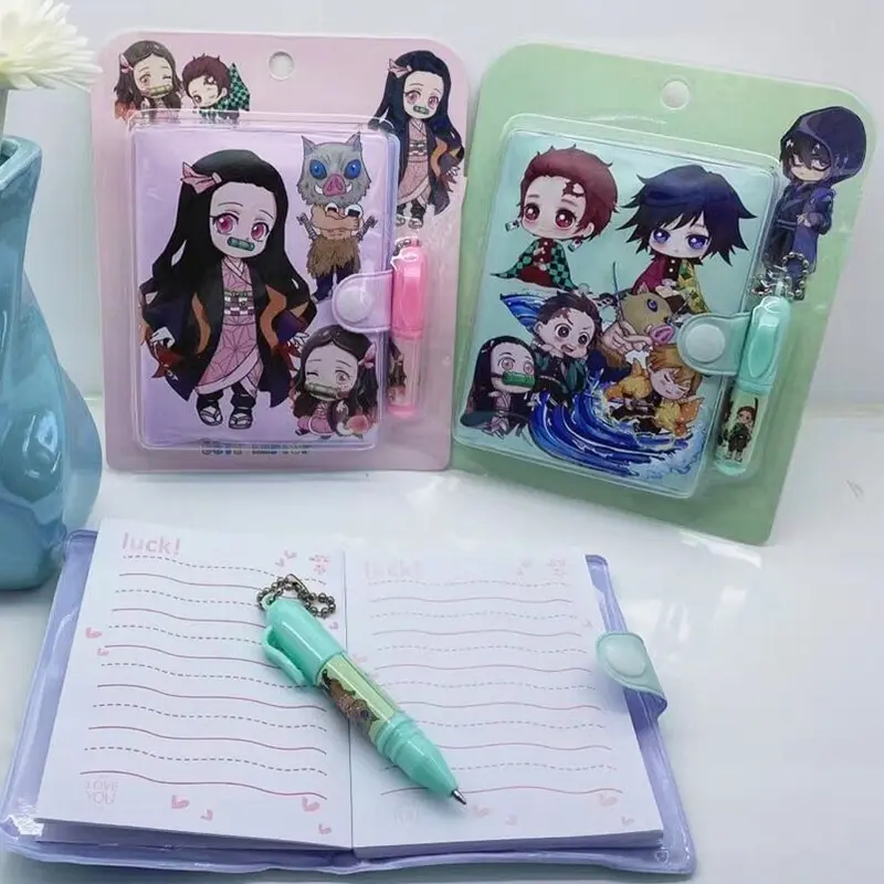 Demon Slayer – Different Characters Themed Small Diary (2 Designs) Pens & Books