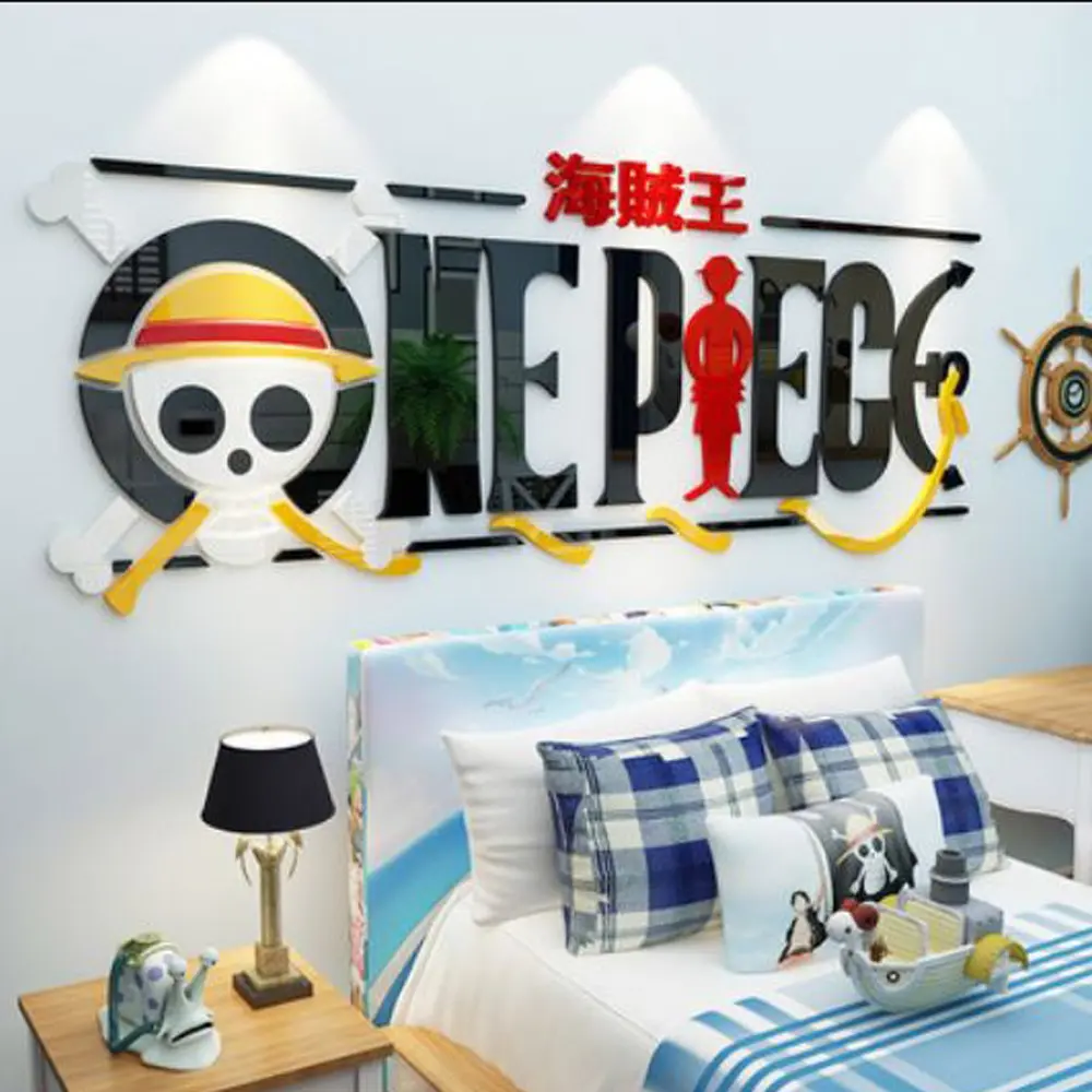 One Piece – One Piece Full Logo with Luffy Themed Poster (2 Designs) Posters