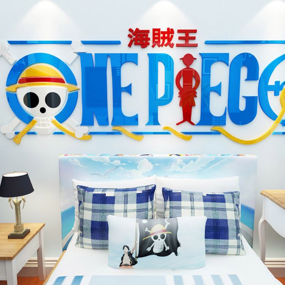 One Piece – One Piece Full Logo with Luffy Themed Poster (2 Designs) Posters