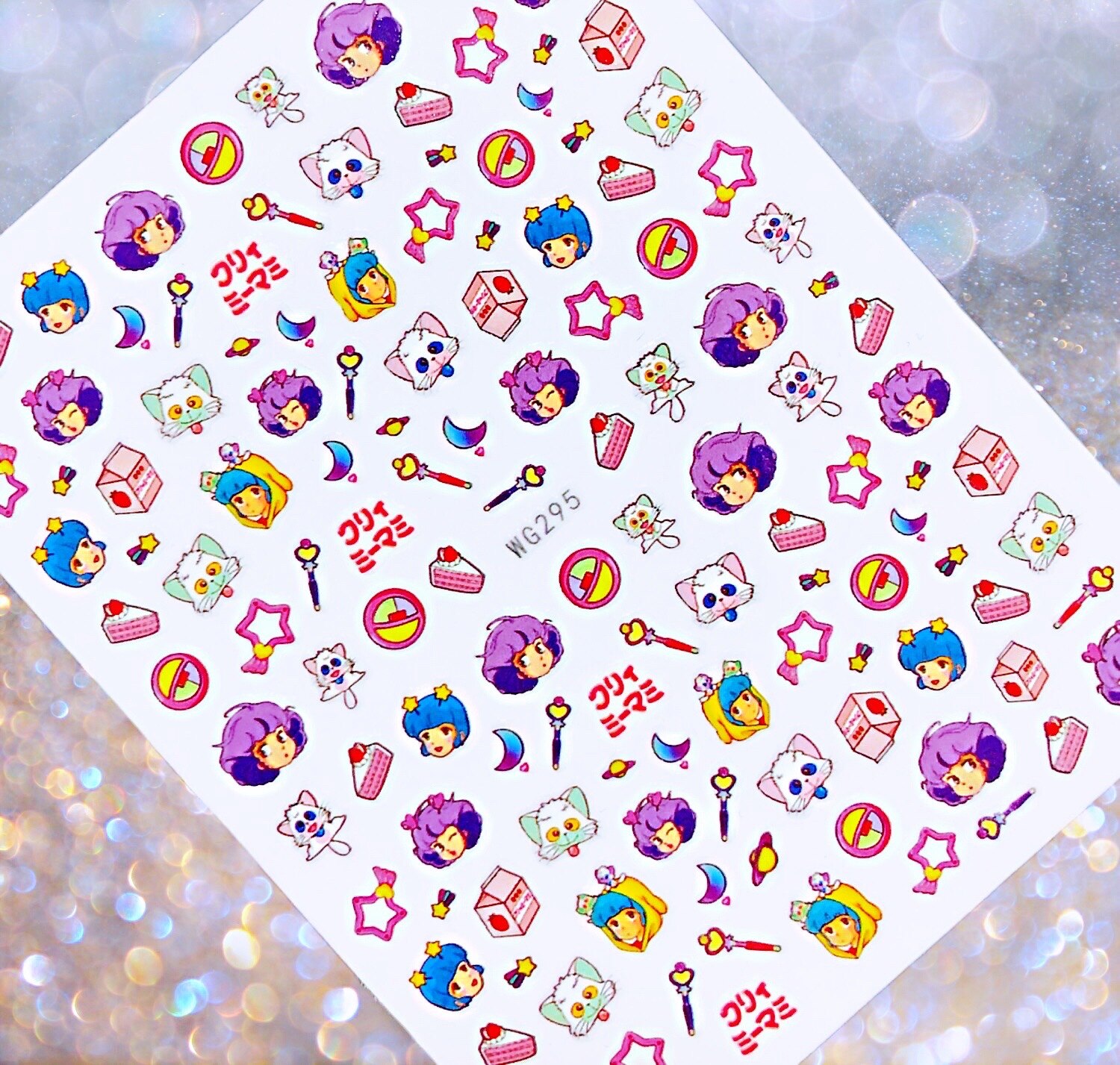 Sailor Moon – All Characters and Accessories Themed Sheet of Stickers (7 Designs) Posters