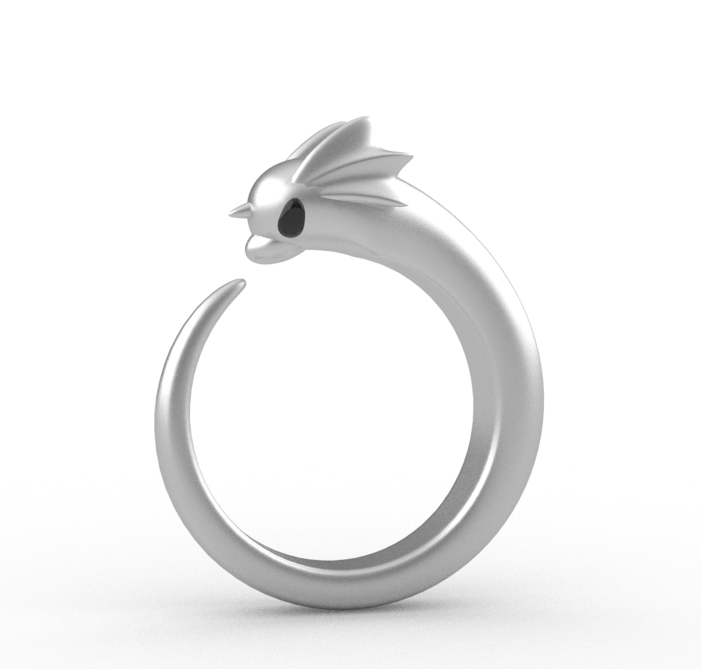Pokemon – Dratini Themed Premium Rings (3 Designs) Rings & Earrings