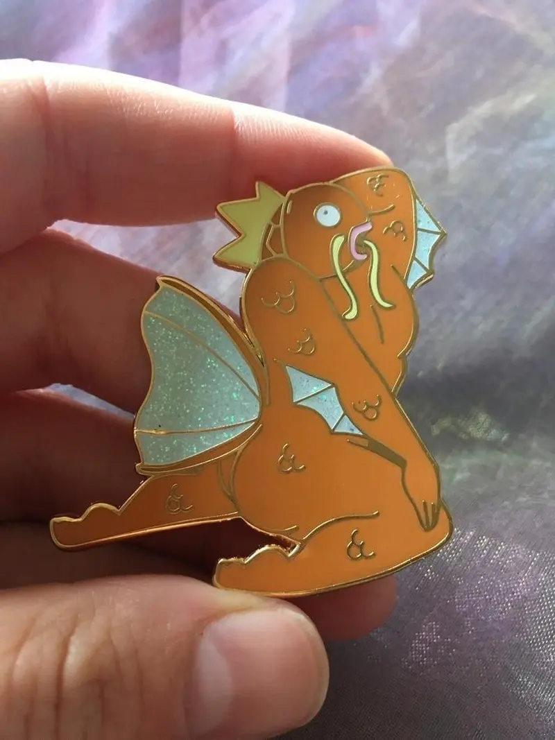Pokemon – Funny Magikarp Theme Little Badge Pendants & Necklaces