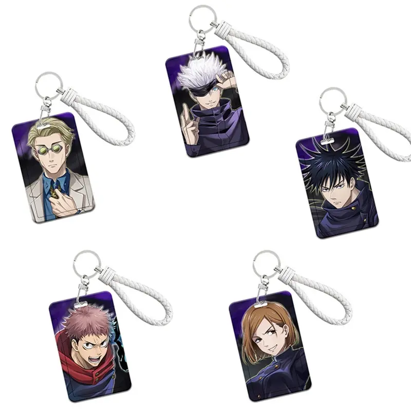 Jujutsu Kaisen – Different Characters’ Stylish ID Cards with Keychain Holders (10 Designs) Cosplay & Accessories