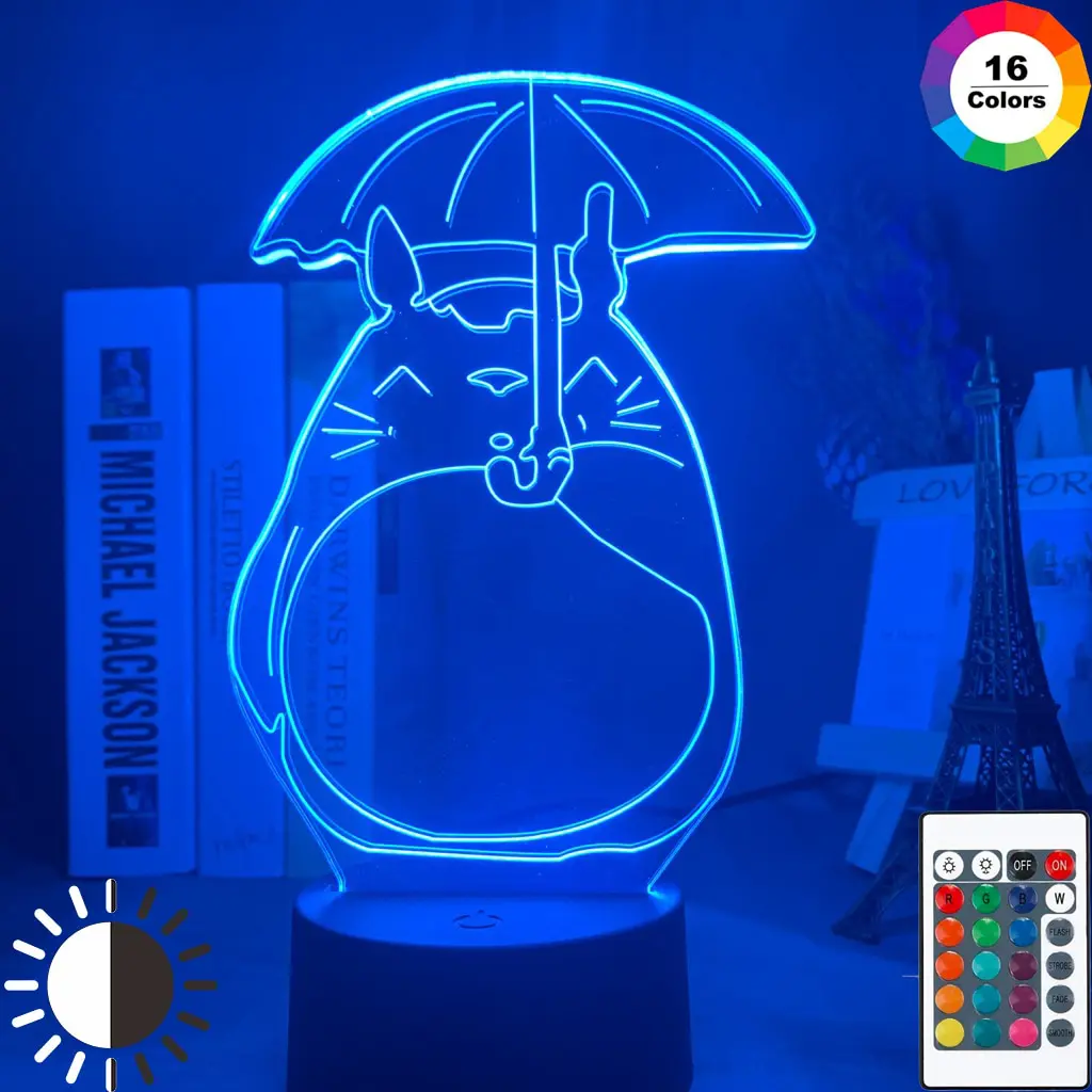 My Neighbor Totoro – Totoro Themed Cute Lighting Lamp (7/16 Colors) Lamps