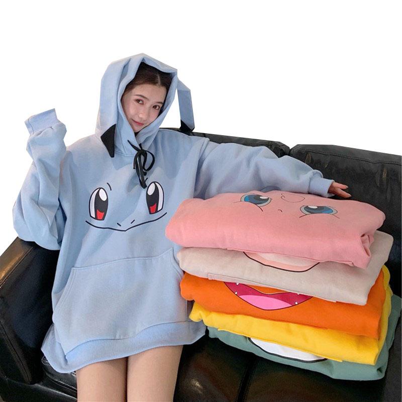 Sweatshirt Women Girls Hoodies Harajuku Women's Hooded Casual Pullover Tops Plus Size Female Hoodie Pullovers for Woman Clothes