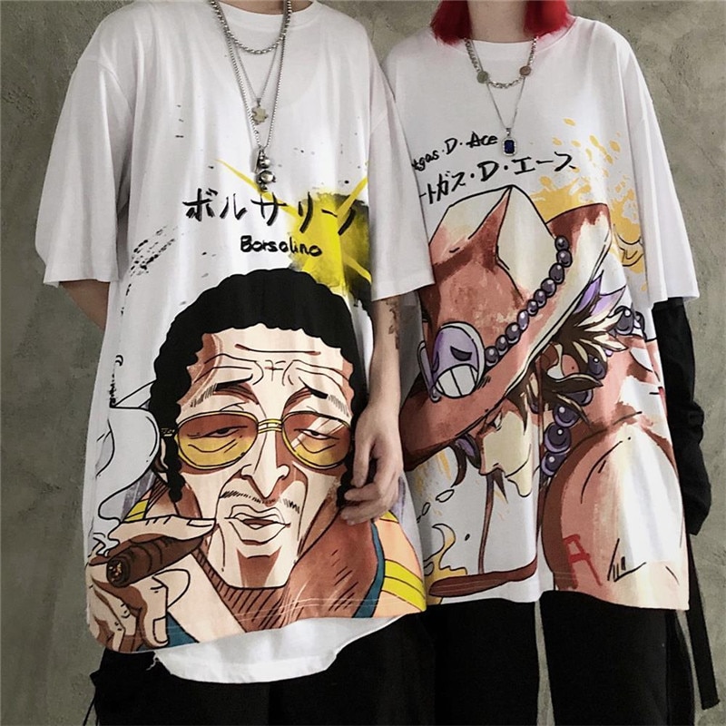 One Piece – Different Badass Characters Awesome T-Shirts (4 Designs) T-Shirts & Tank Tops