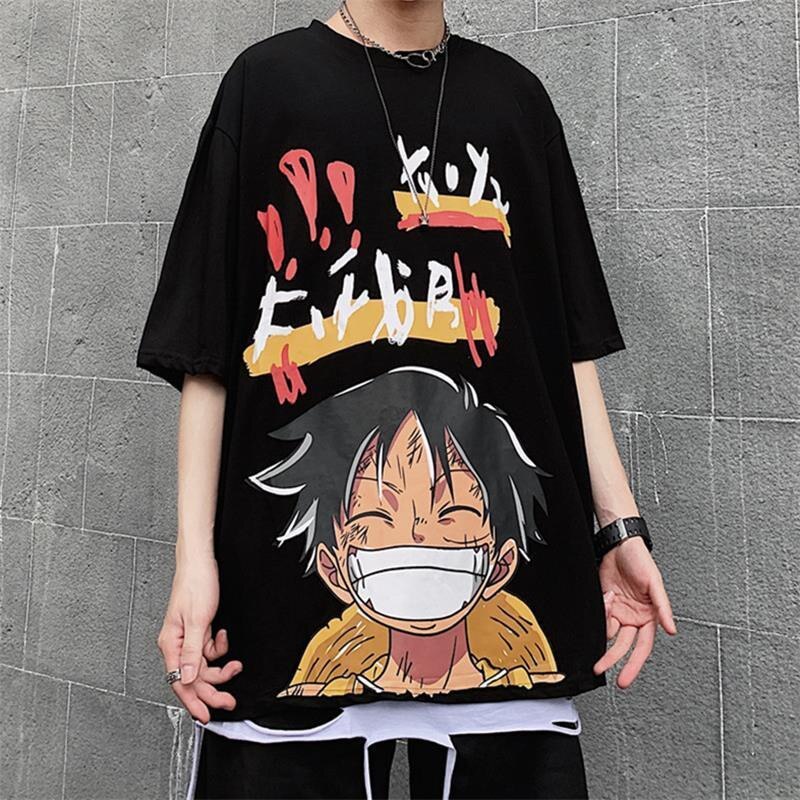 Summer Japanese Anime Demon Slayer Kimetsu No Yaiba T Shirt Harajuku Hip  Hop Tshirt Short Sleeve Loose T-shirt Tops Tees - Walmart.com