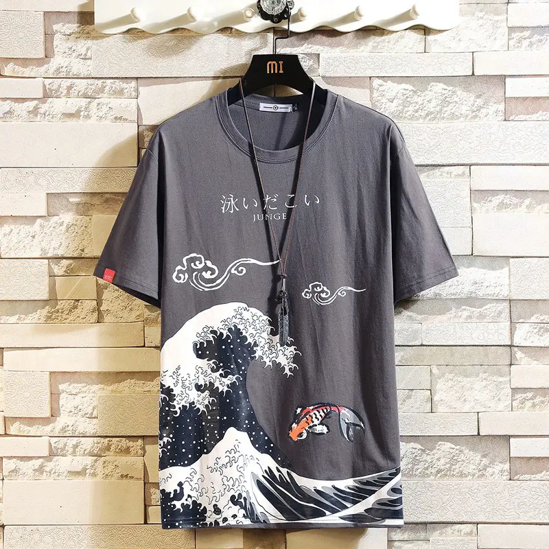 Japanese Style Ocean and Fish Themed Smart T-Shirts (3 Designs) T-Shirts & Tank Tops