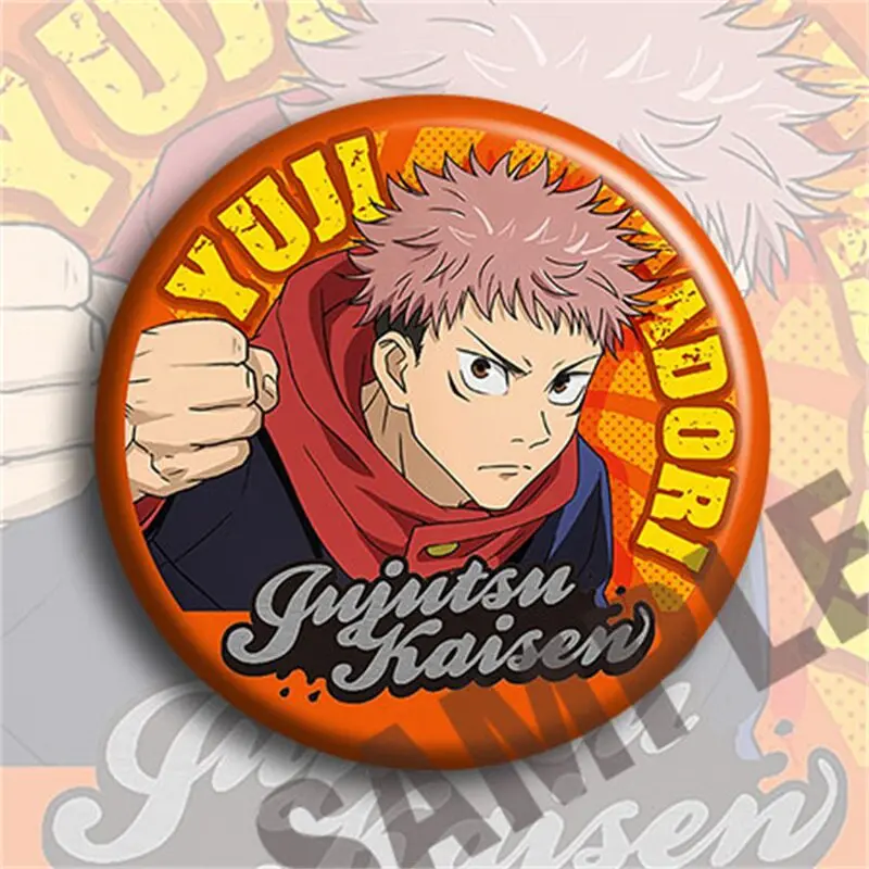 Jujutsu Kaisen – Different Characters Themed Beautiful Badges (2 Sets) Pendants & Necklaces