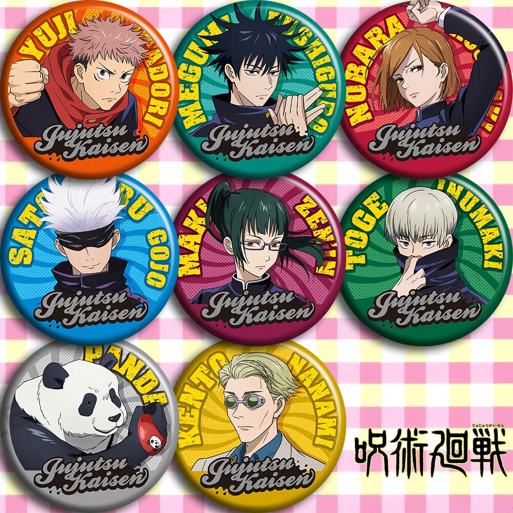 Buy Jujutsu Kaisen - Different Characters Themed Beautiful Badges (2 ...