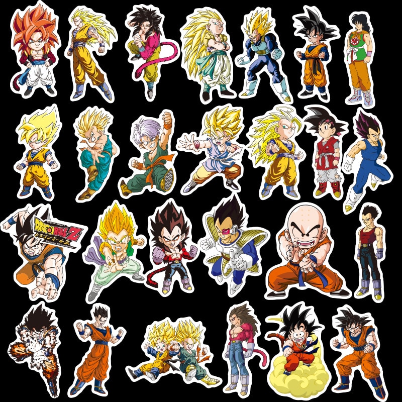 Dragon Ball – All Classy Characters Pack of Stickers (50/100) Action & Toy Figures