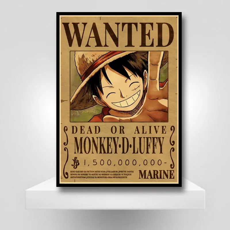 One piece poster affiche design Luffy