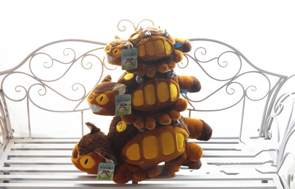 Hayao Miyazaki Animation Bus Totoro Doll Stuffed Toys Totoro Tram Plush Toys Cute Baby Toys For Gifts Uncategorized