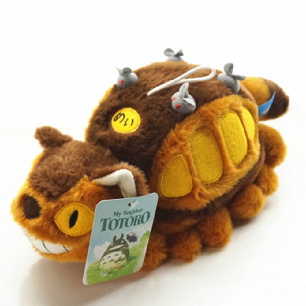 Hayao Miyazaki Animation Bus Totoro Doll Stuffed Toys Totoro Tram Plush Toys Cute Baby Toys For Gifts Uncategorized