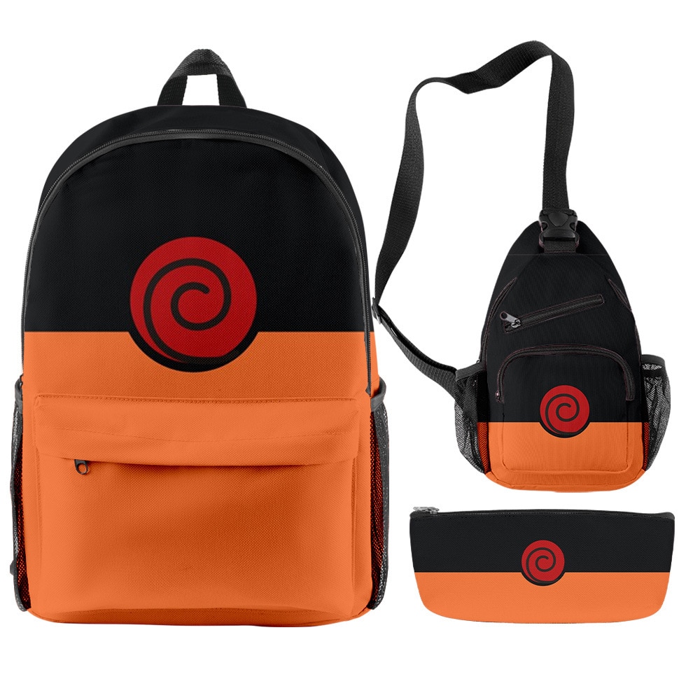 Buy Naruto - Different Characters Themed Awesome 3-Piece Backpacks (30 ...