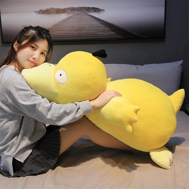Kawaii Psyduck daze Yellow duck plush Big Size soft pillow Home decoration sofa doll toys for Children girlfriend gift Uncategorized