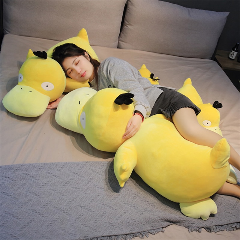Kawaii Psyduck daze Yellow duck plush Big Size soft pillow Home decoration sofa doll toys for Children girlfriend gift Uncategorized