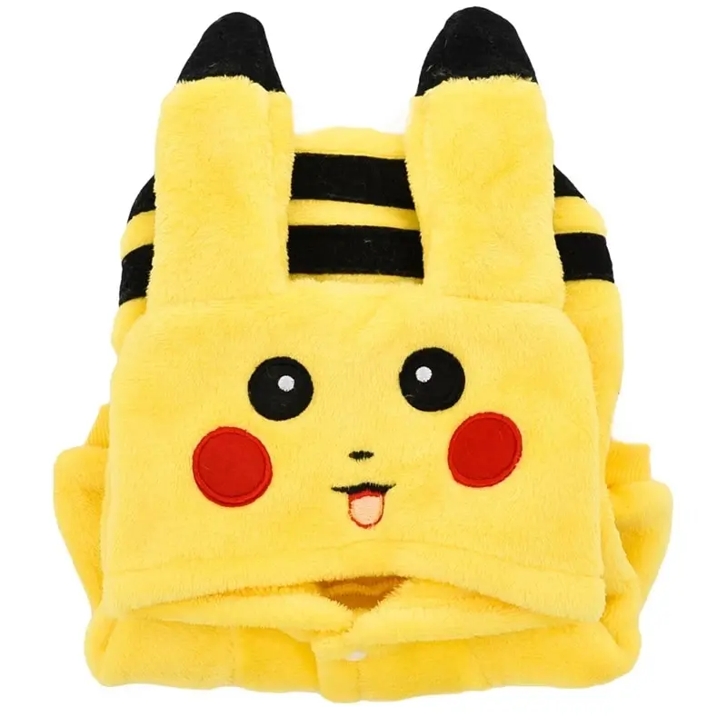 SUPREPET Cartoon Cat Costume Pet Cosplay Clothes With Button Winter Fleece Cat Coat Home Pajamas Hoodie Dog Coat Cute for pet Uncategorized