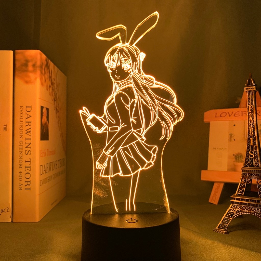 Rascal Does Not Dream of a Dreaming Girl – Different Characters Themed Cute Lighting Lamps (10+ Designs) Lamps