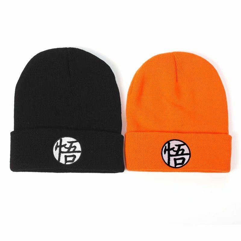 Dragon Ball – Goku Themed Black and Orange Beanies or Hats (4 Designs) Caps & Hats