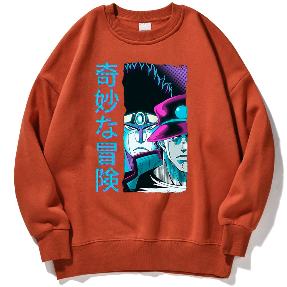 Jojo’s Bizarre Adventure – Jotaro and Joseph Themed Sweatshirts (10+ Designs) Hoodies & Sweatshirts