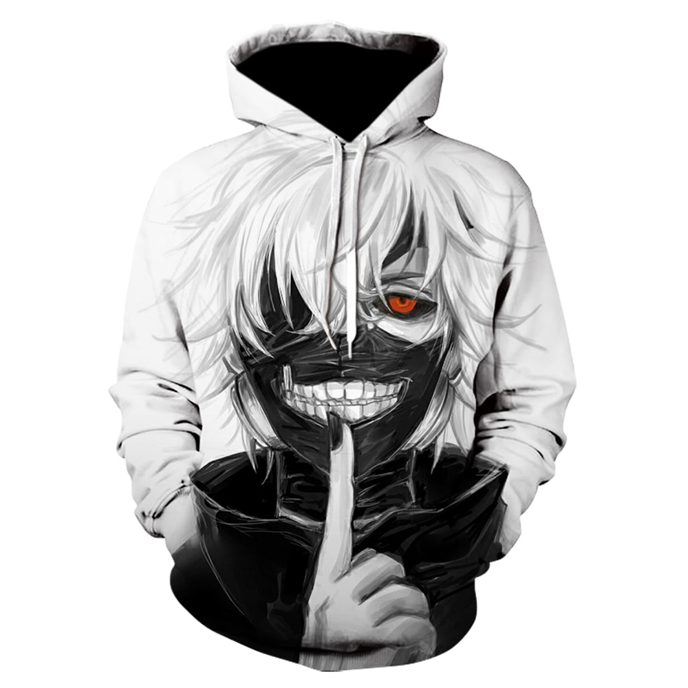 Tokyo Ghoul – 3D Printed Hoodie (+20 Designs) Hoodies & Sweatshirts