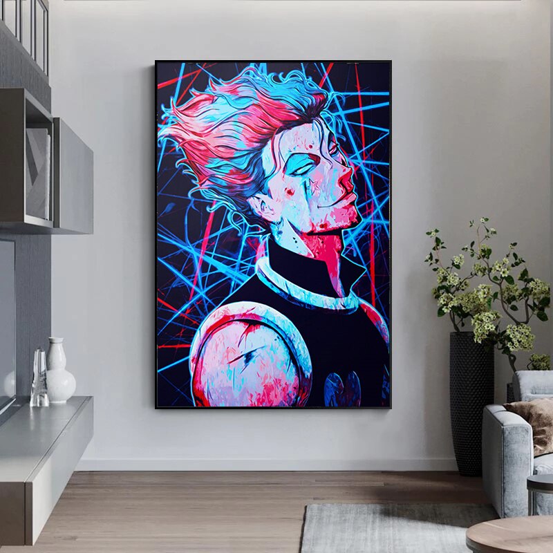 Hunter x Hunter – Hisoka Premium Colorful Portraits and Paintings (Different Sizes) Posters