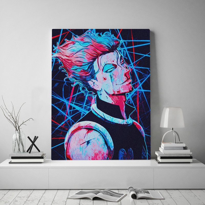 Hunter x Hunter – Hisoka Premium Colorful Portraits and Paintings (Different Sizes) Posters