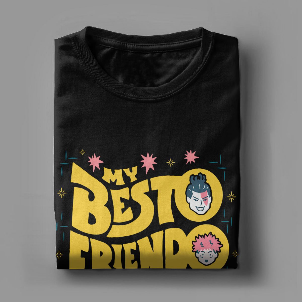 Jujutsu Kaisen – Funny “Besto Friendo” Themed T-Shirts (15+ Designs) T-Shirts & Tank Tops