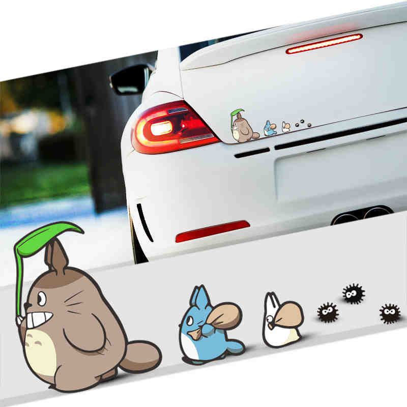 My Neighbor Totoro – Different Amazing Characters Themed Car Stickers (4 Designs) Car Decoration