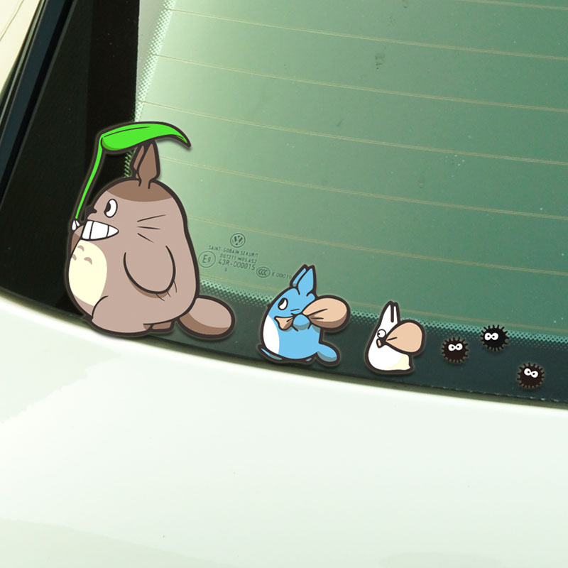 My Neighbor Totoro – Different Amazing Characters Themed Car Stickers (4 Designs) Car Decoration