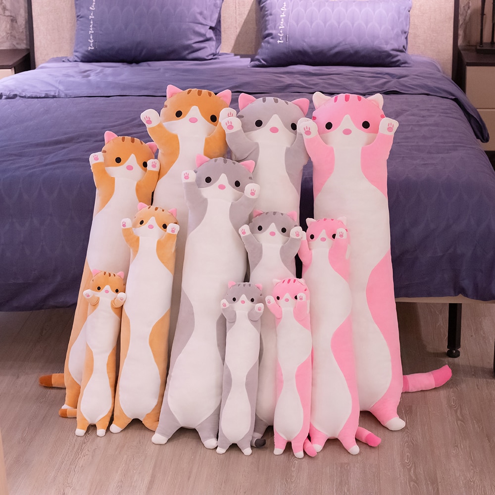 Cute Soft and Lengthy Cats Themed Plush Dolls (3 Designs) Dolls & Plushies