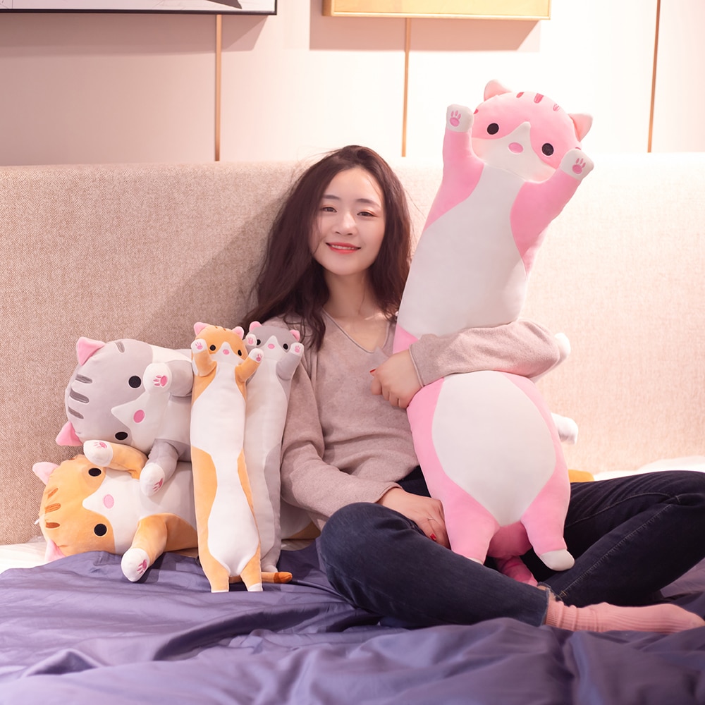 Cute Soft and Lengthy Cats Themed Plush Dolls (3 Designs) Dolls & Plushies