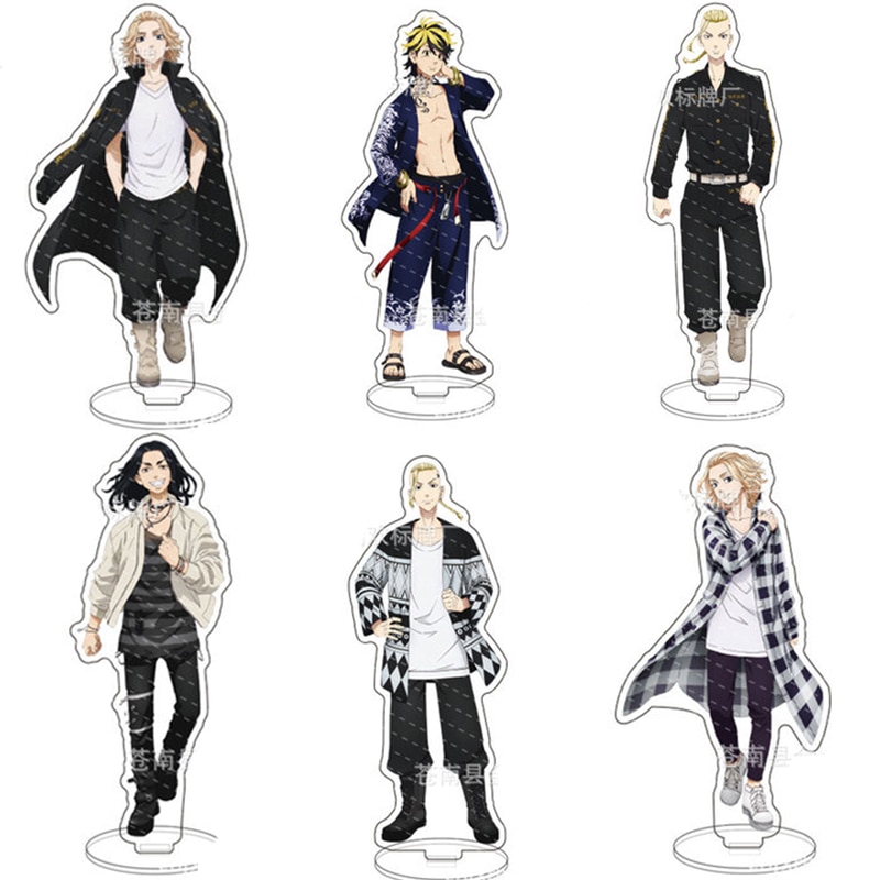 Tokyo Revengers – Cool Characters Themed Acrylic Figure Stands (10+ Designs) Action & Toy Figures