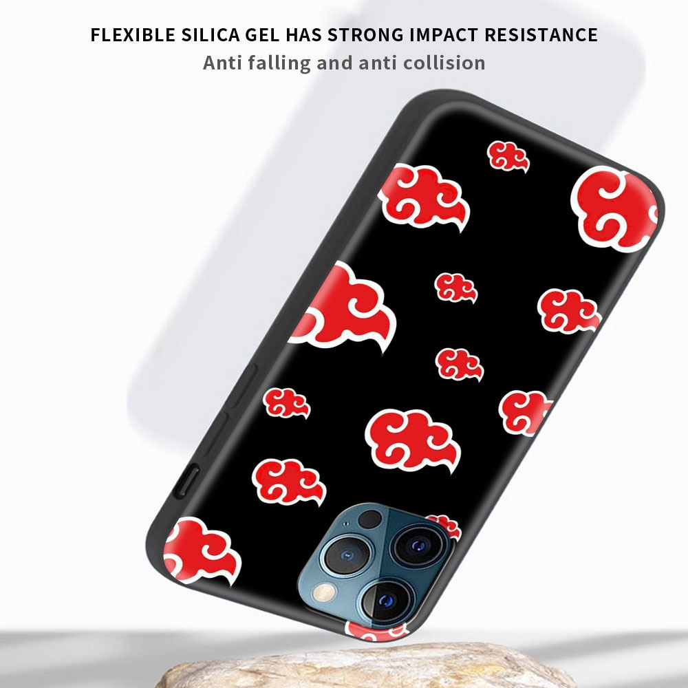 Naruto – Akatsuki Themed Premium Mobile Covers for iPhone (iPhone 7 – 12 Pro Max) Phone Accessories