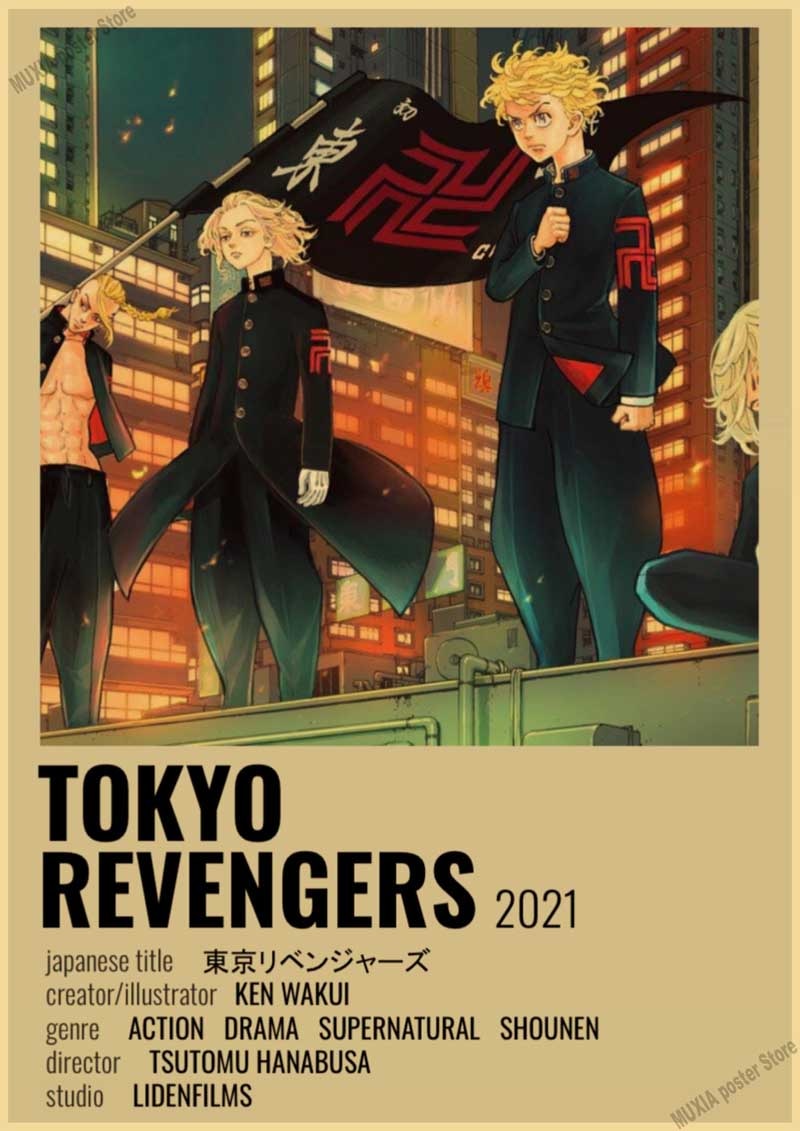 Tokyo Revengers – All Characters Themed Badass Posters (50 Designs) Posters