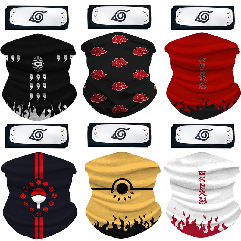 Naruto – Different Clans and Characters Themed Bands and Masks (30+ Designs) Cosplay & Accessories