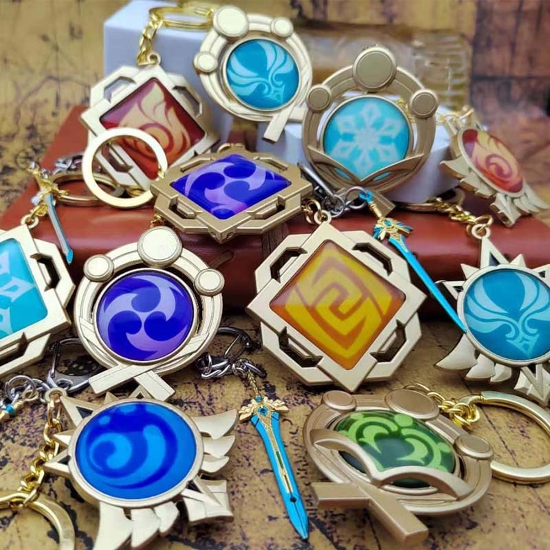 Genshin Impact – Different Visions Themed Beautiful Keychains (20+ Designs) Keychains